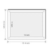 Missartist 11x14 Wall Mount Acrylic Picture Frame Double Panel Floating