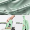 Bruvoalon Multi-functional Waterproof Rain Poncho with 1/4 Zip & Chest