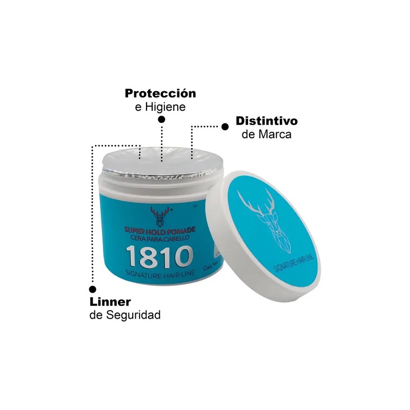 Pack de 3 Ceras Super Hold para Cabello de 1810