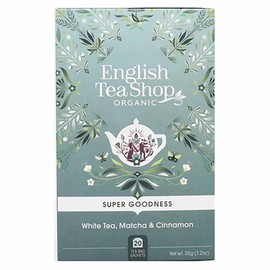 English Tea Shop White Tea, Matcha & Cinnamon Tea, 20 Tea Bags