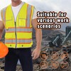 SRsafety High Visibility 9 pockets Reflective Safety Vest,Hi Vis Reflective