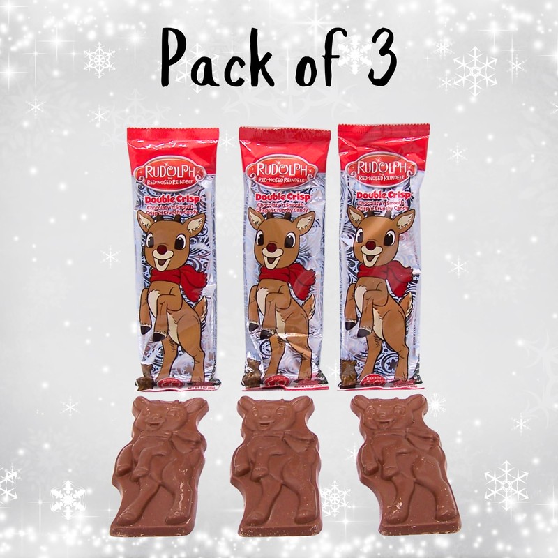 Palmer Holiday Raindeer Chocolate Candy Bar, Christmas Stocking Stuffer, Making