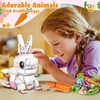 Ambdes 12 PCS Prefilled Easter Eggs with Bunny Building Toys,