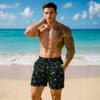 GINGTTO Mens Swimming Trunks with Mesh Liner Beach Shorts for