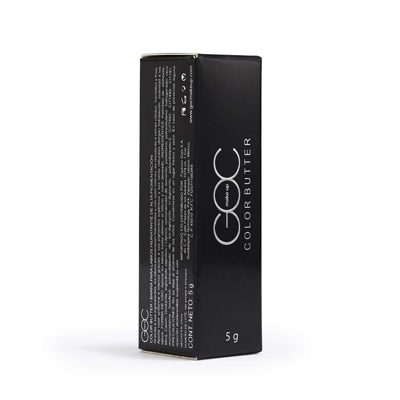 GOC, Labial en barra ultra suave, Color Butter, Acabado semi-matte