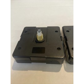 Quartex Lot Of 2 Quartex High Torque Quartz Clock Movement, up to 1/4" Thick Dials 1 AA
