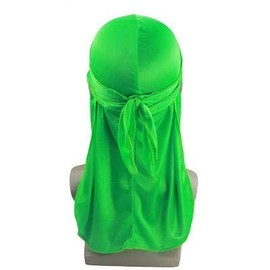 Premium Silky Polyester Durag (Lime)