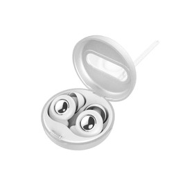 CHACHA Earplugs for Sleeping, 25dB Noise Cancelling Reduction, Soft Silicone Earplugs for Travel, Concert, Focus, Must-Have Travel Essentials for Hearing Protection, White, L