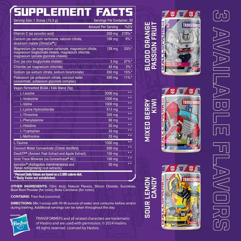 Core Nutritionals Transformers Allspark Hydration + EAA | Full Electrolyte