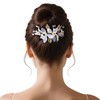 Coucoland Wedding Headband for Brides - Handmade Leaf Bridal Headpiece