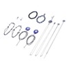 6 Pcs Scary Eye Bracelet Blue Eyes Good Luck Amulet