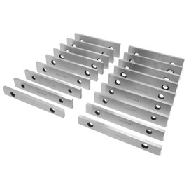WEN 10349 18-Piece Precision-Ground 1/4-Inch Parallel Sets with Case