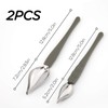 LUTER Pack of 2 Precision Culinary Drawing Decorating Spoons, Stainless