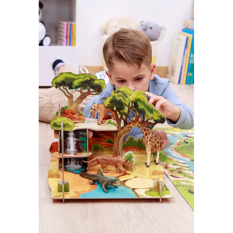 Papo Wolf Cub Toy Figure 4.2cm