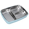 Thermal Insulation Bento Lunch Box 3 Grids Leakproof 304 Stainless