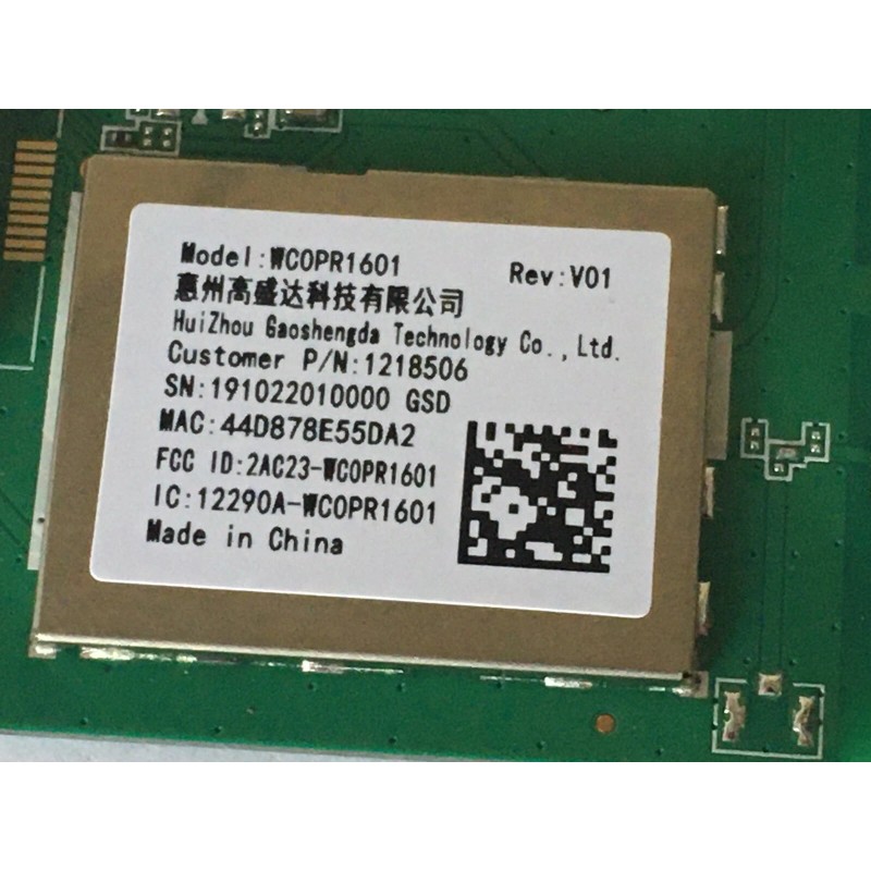 ONN 100012590 WIFI MODULE WC0PR1601