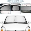 Tallew 7 Pieces Car Window Shade Set Include 4 Side