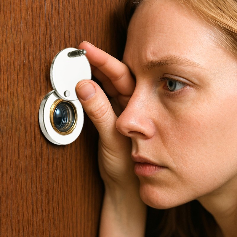 Peephole Cover, Peep Hole Covers for Door, Home Security Peephole