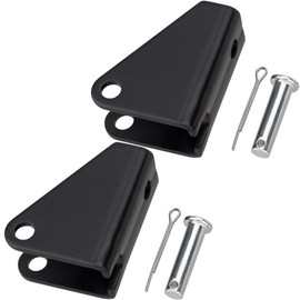 PAGOW Linear Actuator Mounting Brackets, Silver Heavy Duty Metal Mounting Brackets for Linear Actuator(2 PCS)