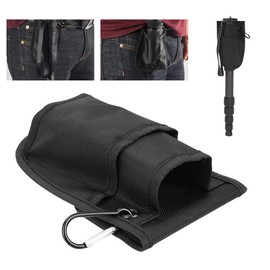 Akozon Monopod Belt Holder Waist Monopod,Portable Waist Bag Pouch Pocket Case Pack for Supporting DSLR Camera Monopod