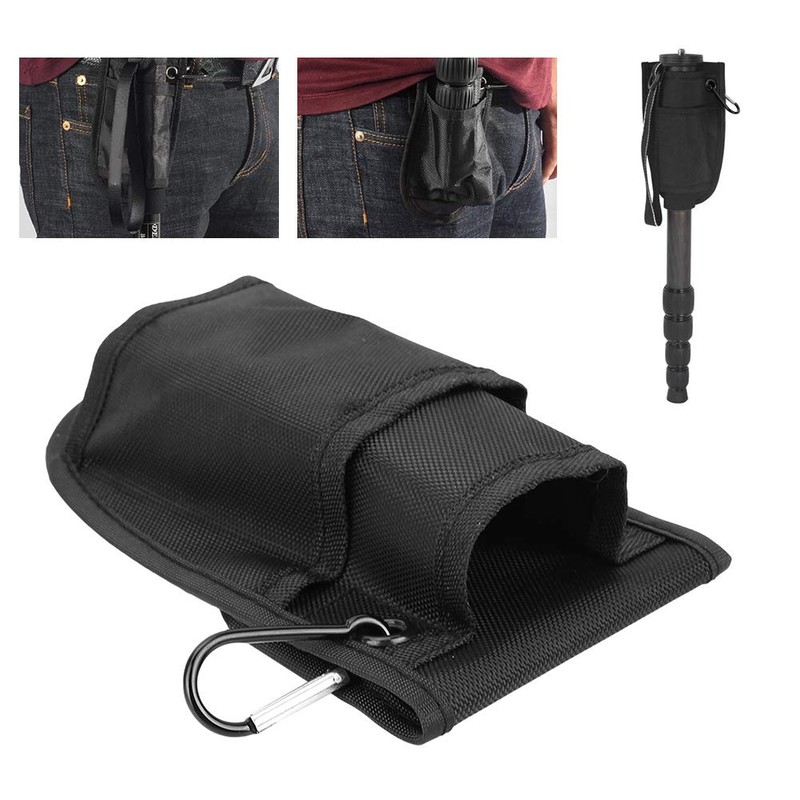 Akozon Monopod Belt Holder Waist Monopod,Portable Waist Bag Pouch Pocket