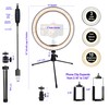 DaVoice Desktop Ring Light for Zoom Meetings, Small Ring Light