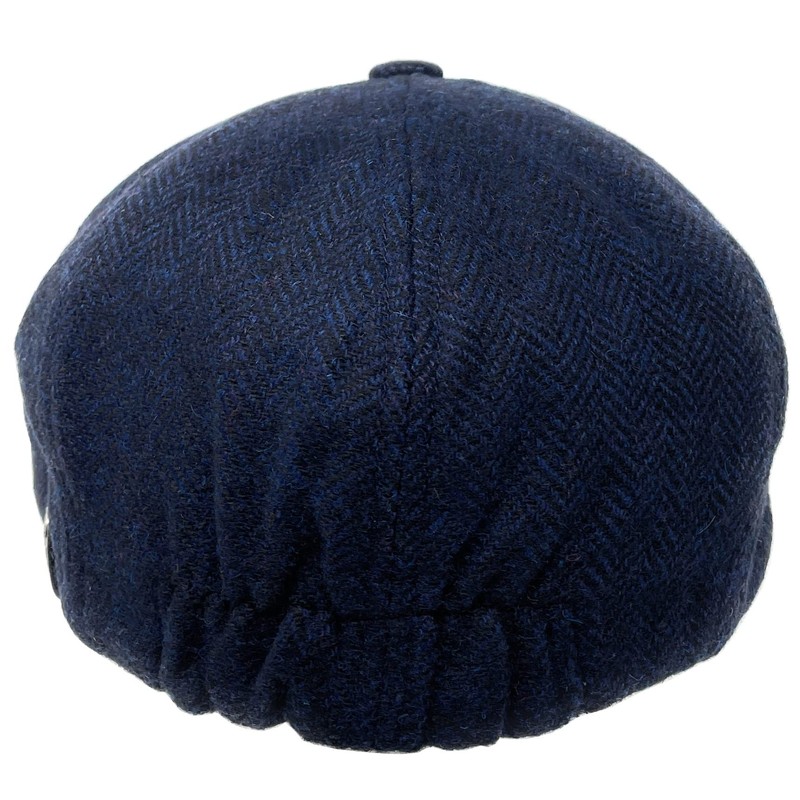WEROR WEROR-320.1 Men's Flat Cap Herringbone, navy