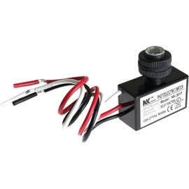Longdex Photo Eye Light Sensor Switch Auto On/Off 120V Dusk to Dawn Photocell Control Light Sensor Switch