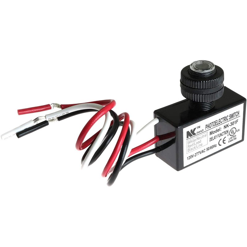 Longdex Photo Eye Light Sensor Switch Auto On/Off 120V Dusk