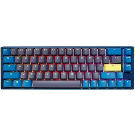 Ducky One 3 SF Daybreak 65% Mechanical Keyboard: Quack Mechanics Dampening, Hot-Swappable Cherry MX Silent Red Switches, High-Density PBT Tripleshot Keycaps, RGB, US