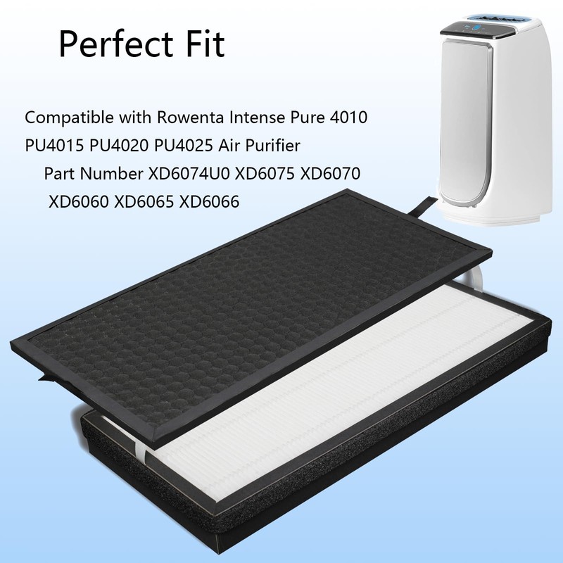 XD6065 Activated Carbon & XD6075 True HEPA Replacement Filter, Compatible