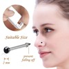 Suskriyocic 2 Pack Disposable Sterile Nose Piercing Kit Tool with
