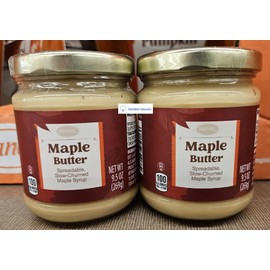 Berry-hill Maple Butter Spreadable Slow-Churned Maple Syrup 9.5oz 269g (Two Jars)