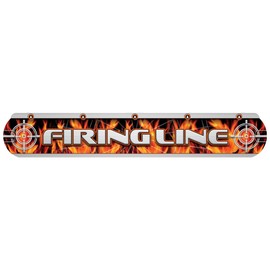 Dart World Firing Throwline 47559 - Professional Quality Self-Adhesive Dart Mat for Accurate Throwline Placement