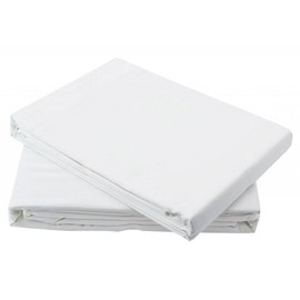 Egyptian Cotton 200 Thread Count Fitted Sheet - White - Kingsize
