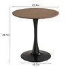 IFIAM 24 inch Small Round Dining Table for 2-4 People,