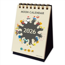 Moon Graphics CD202601 2026 Moon Calendar, Tabletop SS Four Seasons