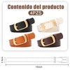 FEAWIAI 4 Piezas Cinturón para Mujer, Cinturones de Moda Casual