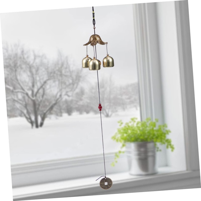 BESPORTBLE 2pcs Smooth Sailing Boat Metal Wind Chime Craft Bells