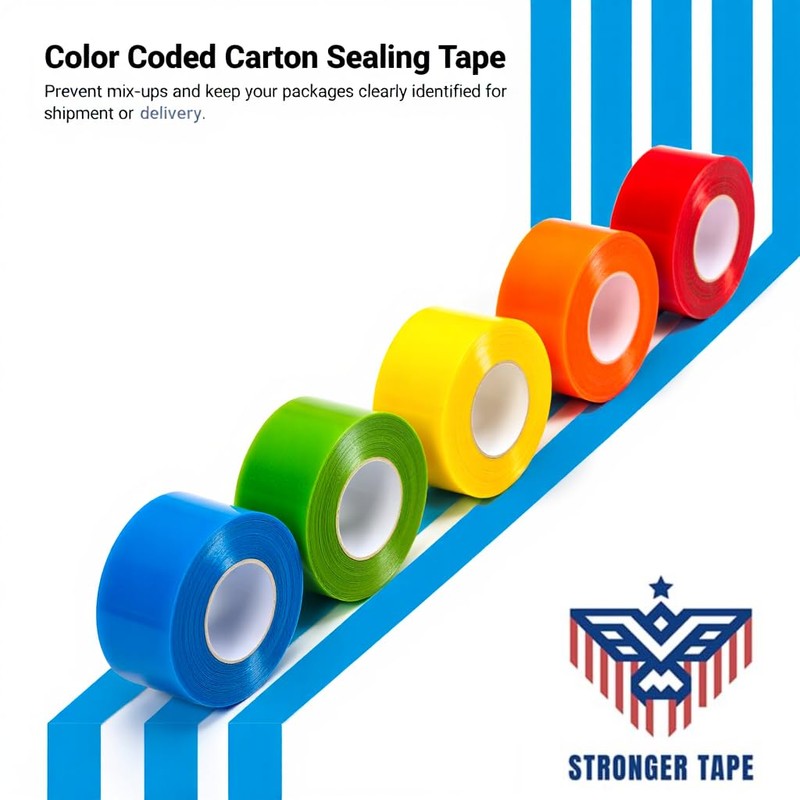 Black Carton Sealing Tape, 2 x 110 Yard, 2.0 mil