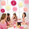 Paper Flowers Decorations, Kaluofan 16 PCS Paper Pom Poms Decorations