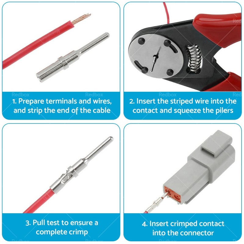 MAX Cool 117PCS Deutsch Kit DT 2 Way Series Connector