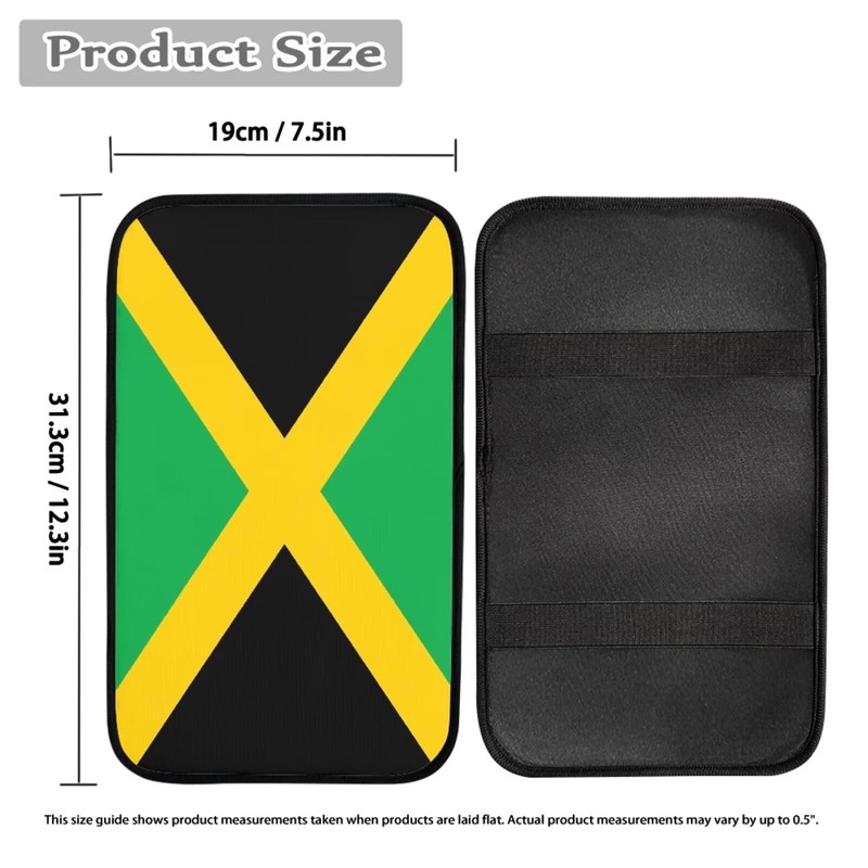 FUIBENG Vehicle Center Console Armrest Cover Pad, Universal Fit Soft