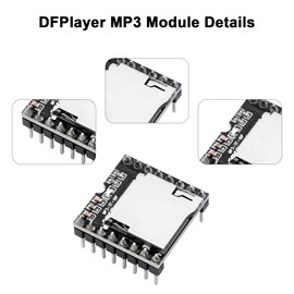 DFPlayer MP3 Module AYWHP 6 Pieces Mini Dfplayer Player Master Module TF Card U Disk Board Compatible with Arduino