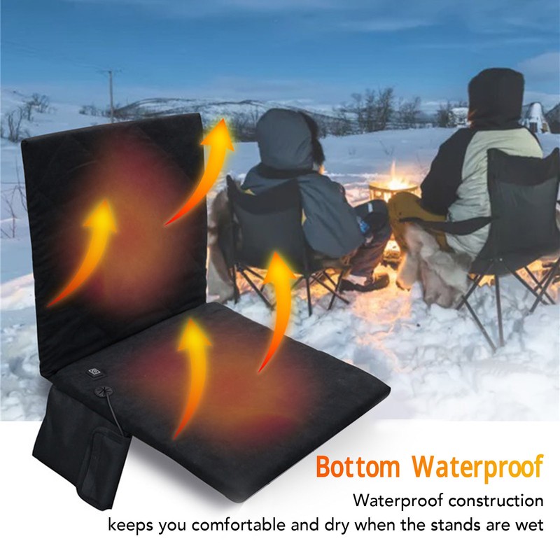 Heated Seat Cushion 3 Level Heating Foldable Comfortable Seat Cushion