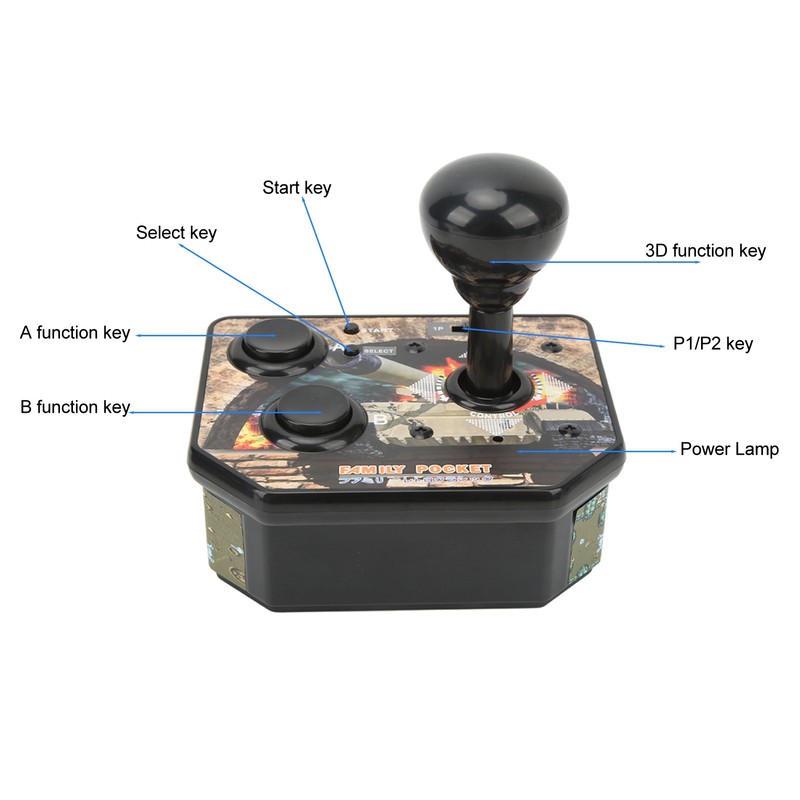 Handheld Game Console Various Classic Games Double Player Joystick Gaming