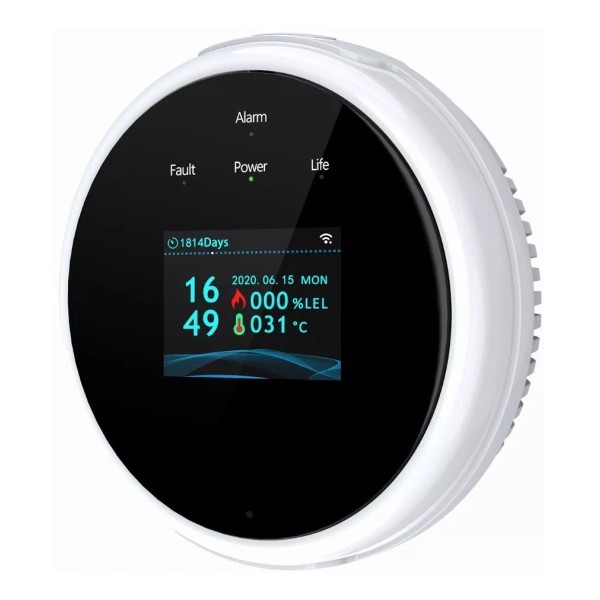 SoonHua Sensor De Gas Natural Detector Alarma Fugas Wifi Propano