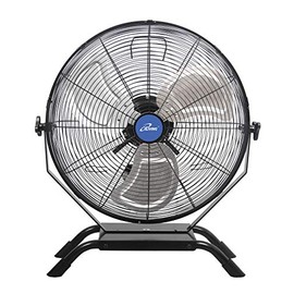 iLiving Wall Mounted/Floor Stand Variable 20 Inches Speed Indoor/Outdoor Fan, Industrial grade for Patio, Greenhouse, Garage, Workshop, and Loading Dock, 4650 CFM, Black
