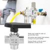 3-Way Ball Valve Stainless Steel 304 BSPP Internal Thread for