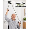 Over Door Shoulder Pulley - Screw-Fastened Bracket and Two Handles